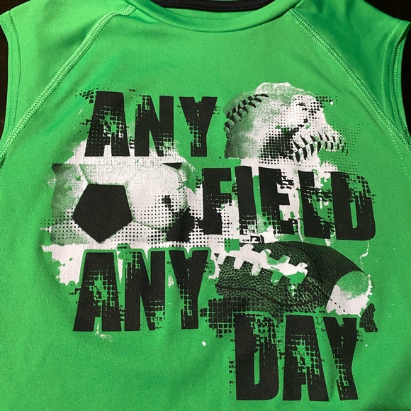 Champion Green Graphic Tank Top Size M(8-10) - Picture 2 of 6